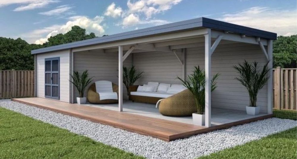 Foisoare si terase din lemn rustic la super pret