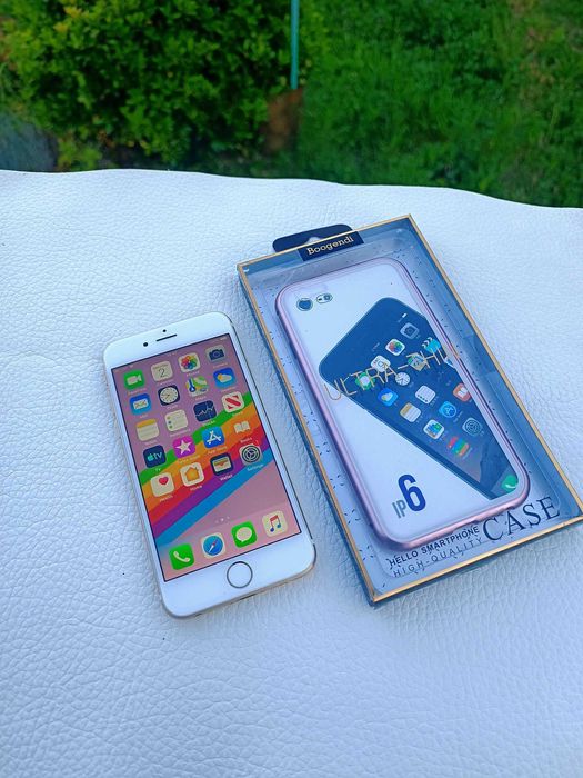 iPhone 6 Gold - 16 GB memorie - husa cadou