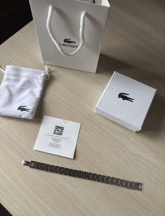 Bratara Lacoste Metropole Silver