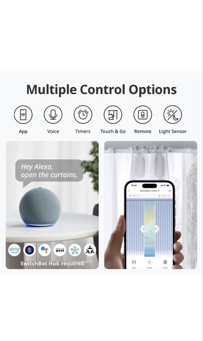 I-Rail робот за автоматизация на пердета/завеси