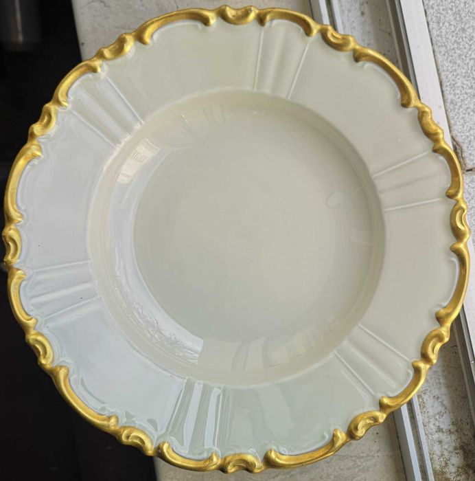 6 чении с позлата скъп изискан сервиз НОВО