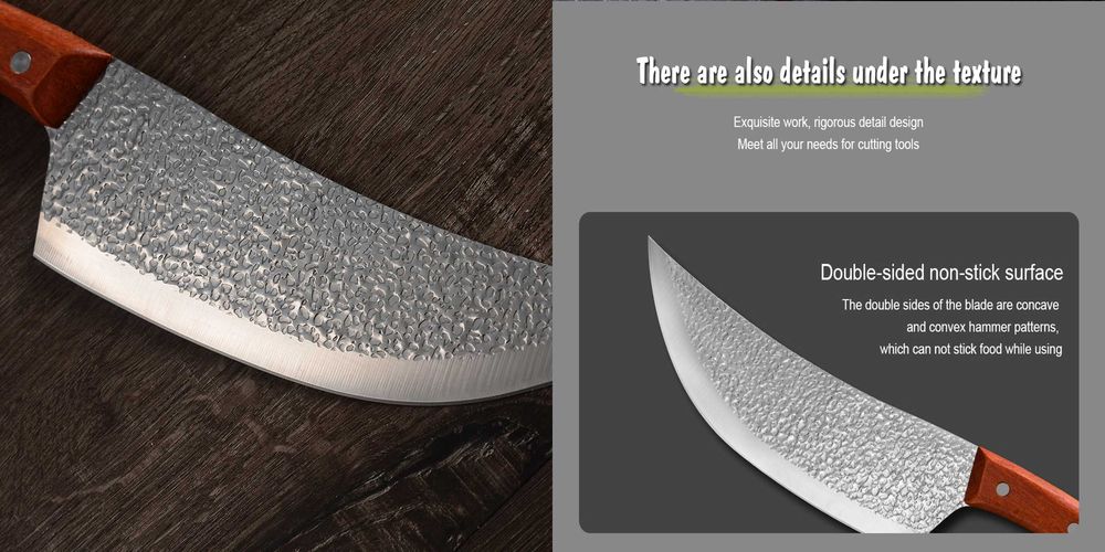 Cutit de bucatarie carne, oase etc INOX! Nou ambalat!