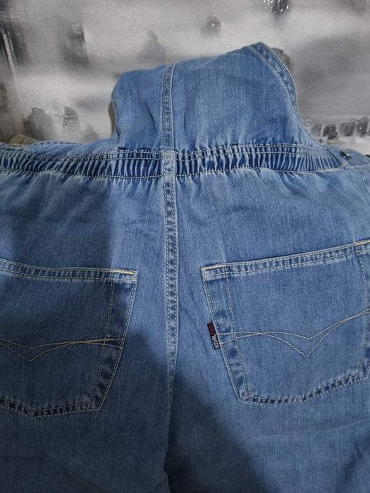 Джинсовый комбинезон для беременных