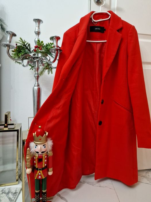 Palton damă S. Roșu Corai