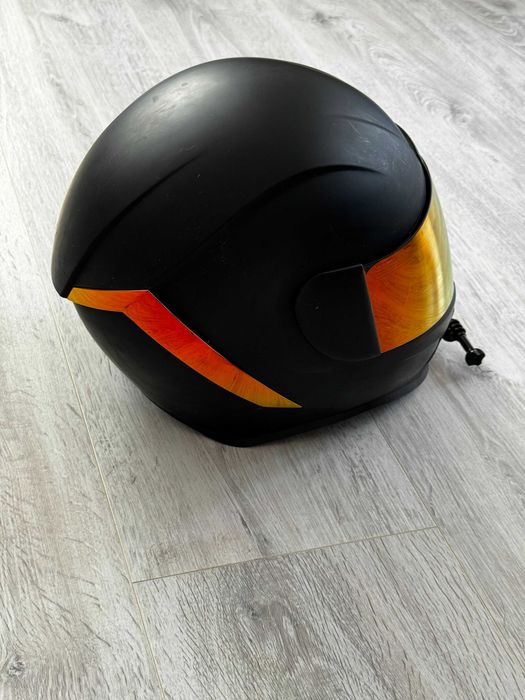 Casca Icon Airform Rubatone Negru Mat + viziera Iridium Rosu - M/L