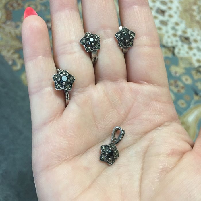 Набор серебро