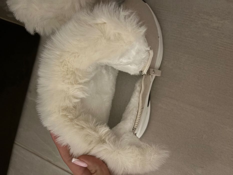 Боти естествена кожа с вътрешен пух