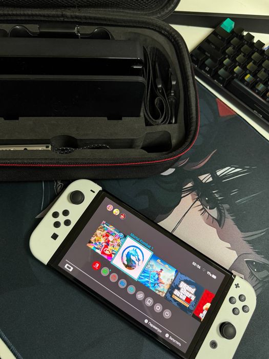 Прошитая Nintendo Switch Oled | 128gb | Рассрочка 0-0-12