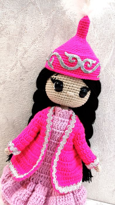 Кукла вязаная Казашка