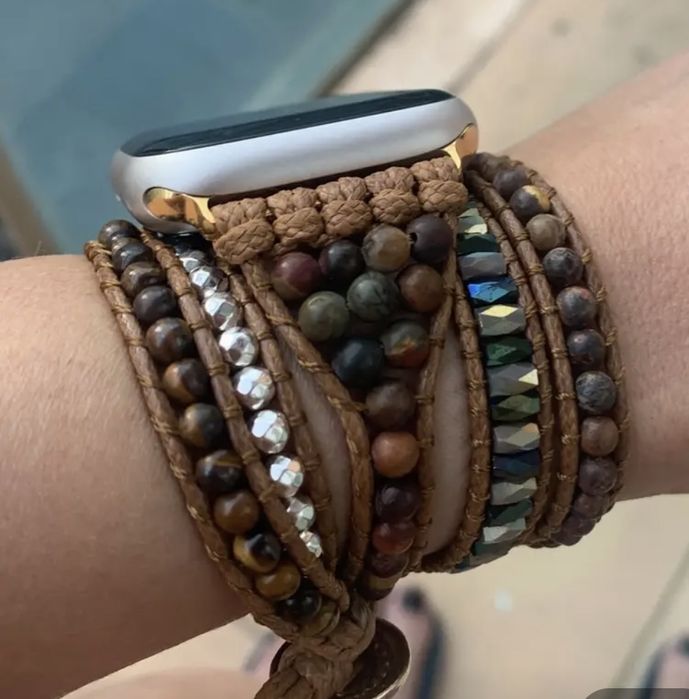 Браслет в стиле бохо для apple watch 41 mm