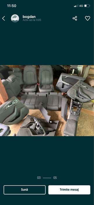 Interior complect audi a6 4g c7 2015