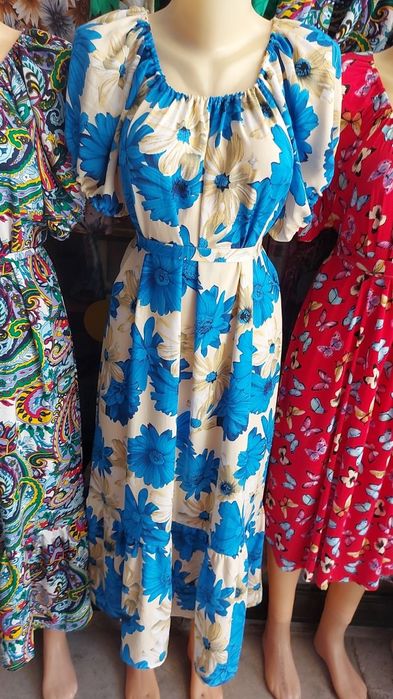 Платья паплин размеры стандартные подойдут на 46-52