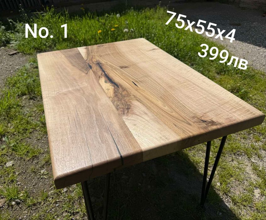 Маси от масив и епоксидна смола