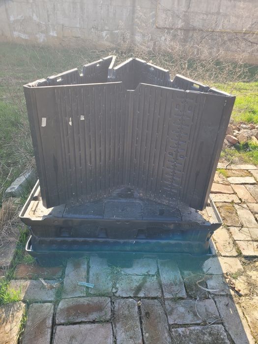 Lada depozitare pliabilă cu capac