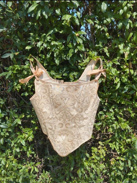 Корсет \ бюстие - златно