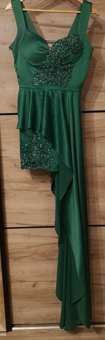 Rochie verde de tafta