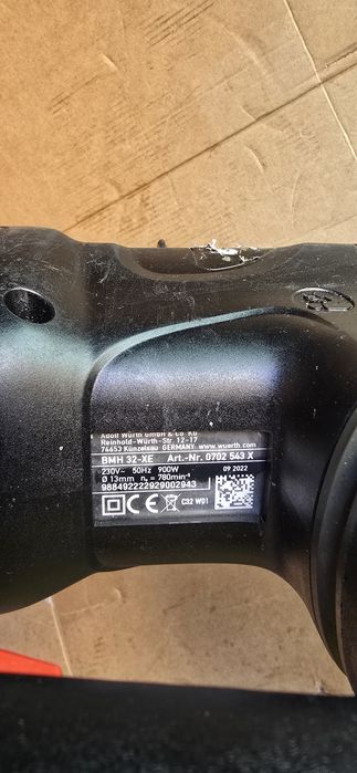 Wurth BMH 32-XE rotopercutor 2022