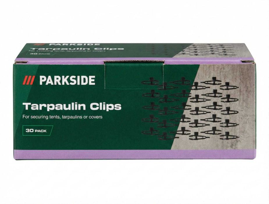 Set cleme fixare cort, prelate, parasolare PARKSIDE,, cu surub 30 buc