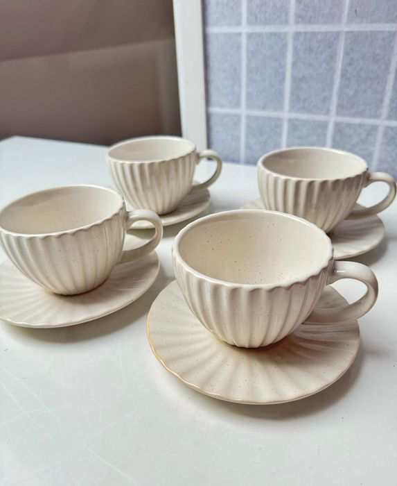 Комплект 4 чаши порцелан от Турция, високо качество