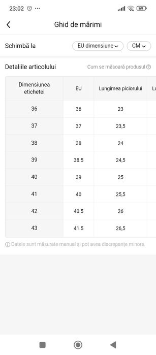 Balerini noi din pânză marimea 38