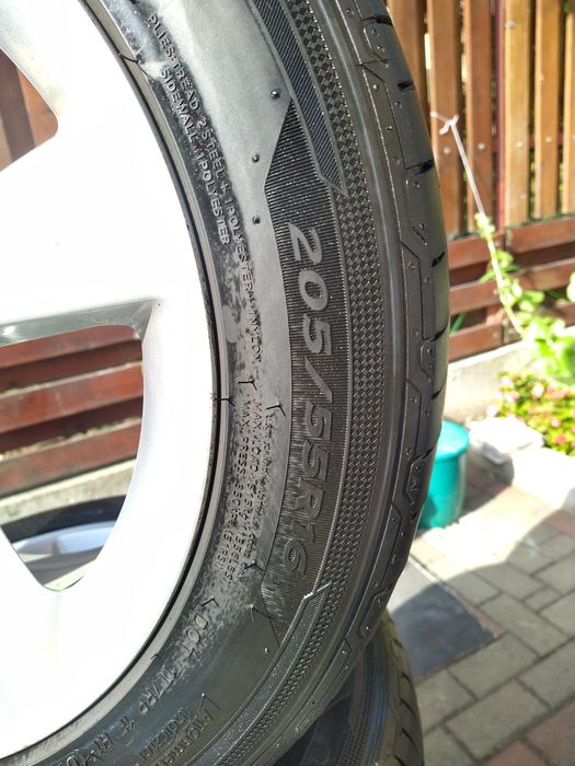 Roti, jante din aliaj cu anvelope (cauciucuri) 205/55/16 Mercedes Seat