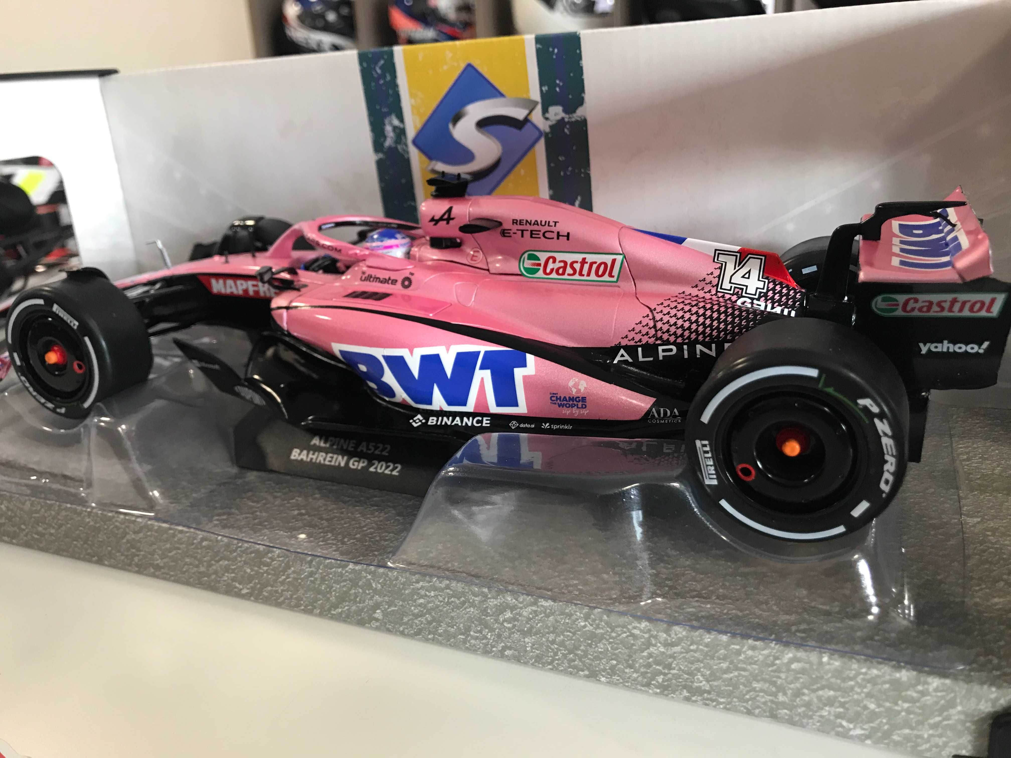 Нова метална колекционерска количка FORMULA 1 ALPINE F1 TEAM 1:18 с ...