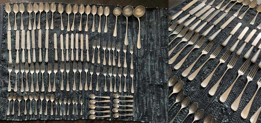 Lot Tacâmuri Din Alpaca, Peste 200 De Piese, Diferite Mărci