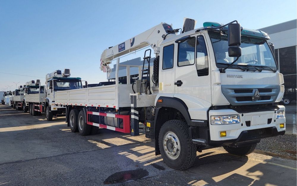 Кран-манипуляторли бортли юк автомобили Homan-H5 6x4 - 10 т