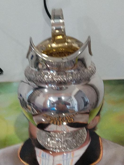 Продавам антична сребърна кана Дания 1825 година Уникална