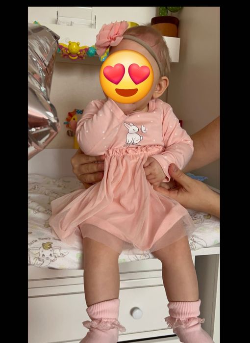 Платье боди для девочки