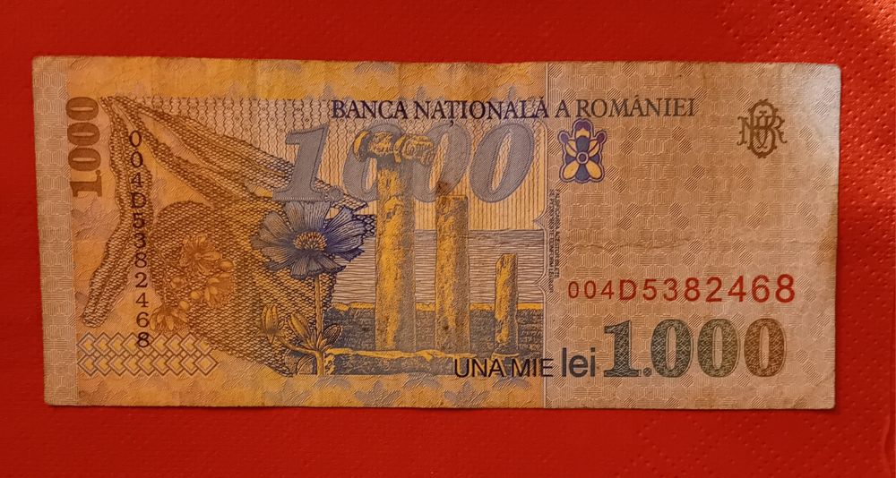 Vând bancnotă 1000 lei