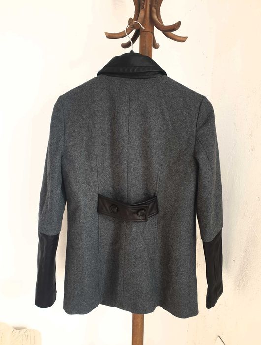 Pinko Diane Furstenberg Marina Rinaldi палто вълна кожа XS S M L XL