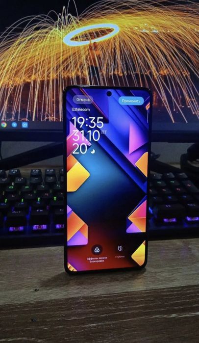 POCO X7 PRO 12/528 GB, Sariq-qora