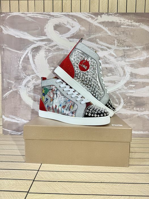 Christian Louboutin High Graffiti Spikes