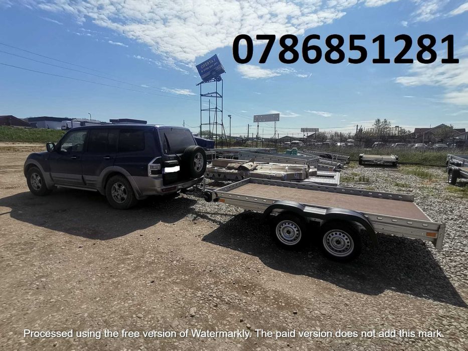 Remorca Marfa Transport Auto Apicola 3000 Kg Repo Dublu Ax Frigorifica