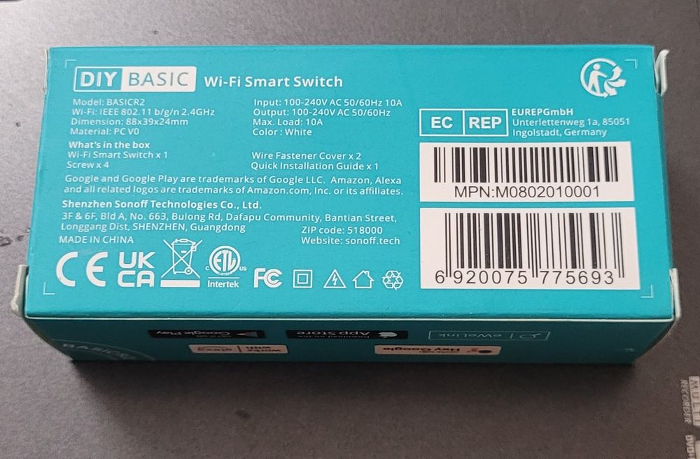 Sonoff реле умный дом MINIR2, BASICR2, RFR2