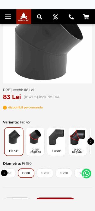 Vând tub inox, cot 45 grade, tub izolație