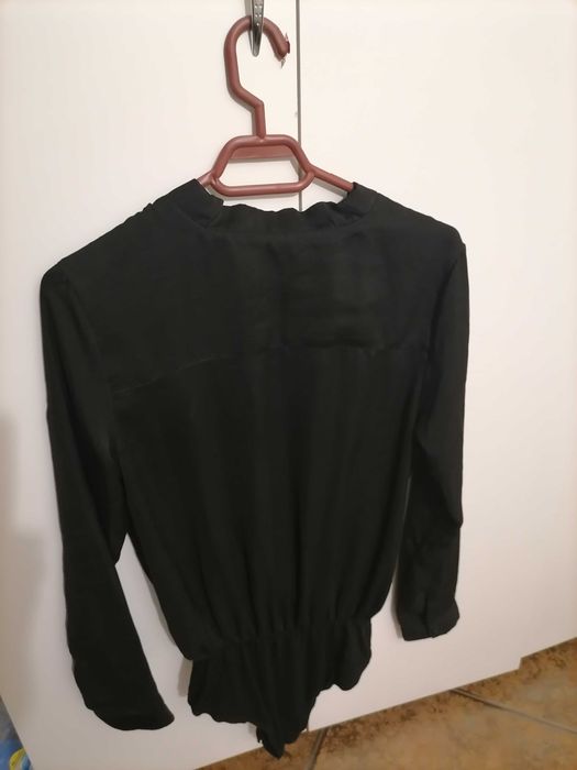 Bluza subțire cu bady neagra eleganta mărimea S