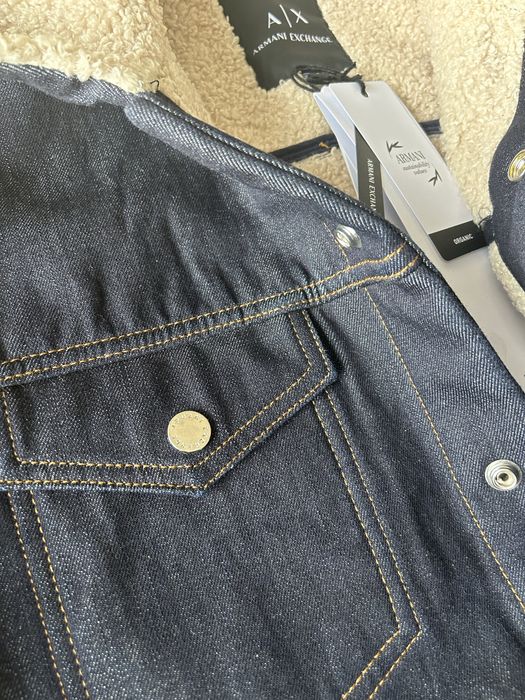 Дънково яке Armani Exchange Sherpa