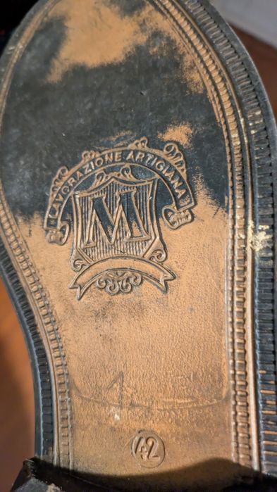 Мъжки кожени обувки, 42 номер