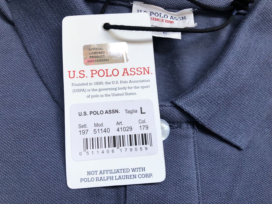 US Polo Assn. Polo Shirt ОРИГИНАЛНA мъжкa поло тенискa - L-M