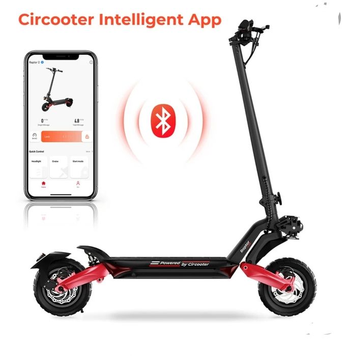 Trotineta electrica pliabila CIRCOOTER M2, anvelopa off-road 10 inch