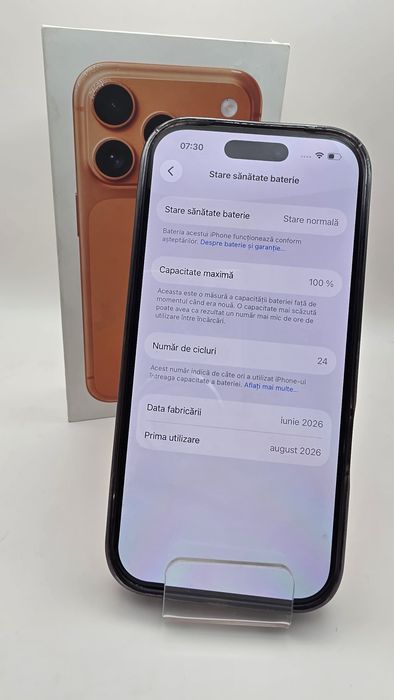 Iphone 17 Pro  100% 256gb Amanet BKG