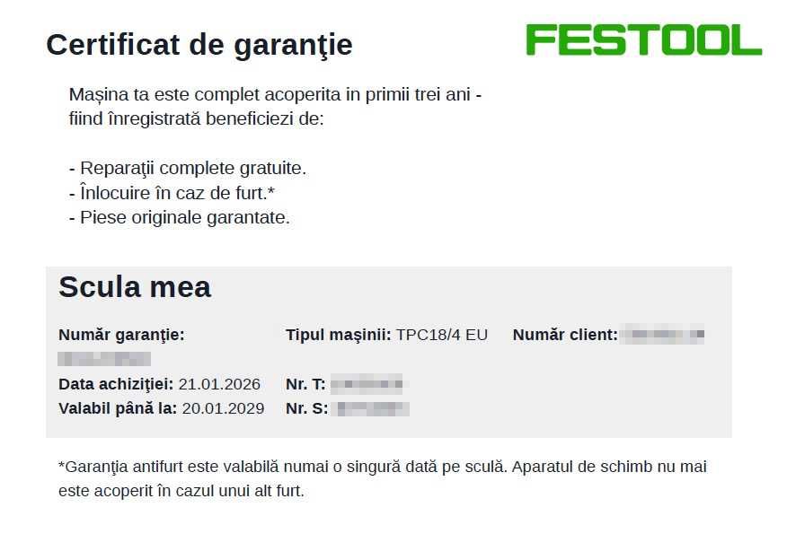 Vand Festool QUADRIVE TPC 18/4-Basic - NOU