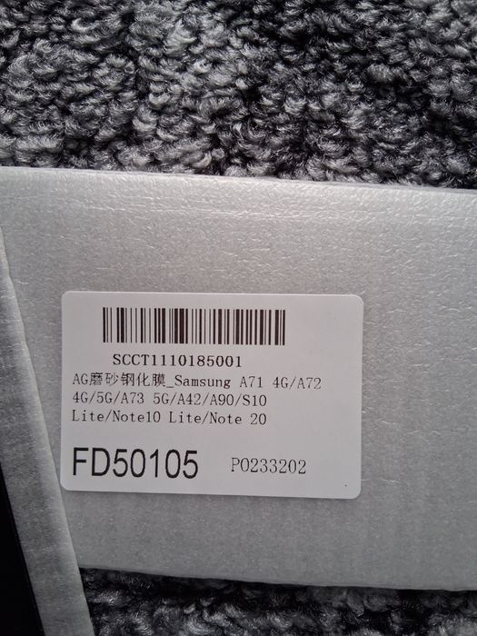 Sticla de protectie Samsung A71/ A72/ A73/ A90/S10 Lite Note10/Note 20