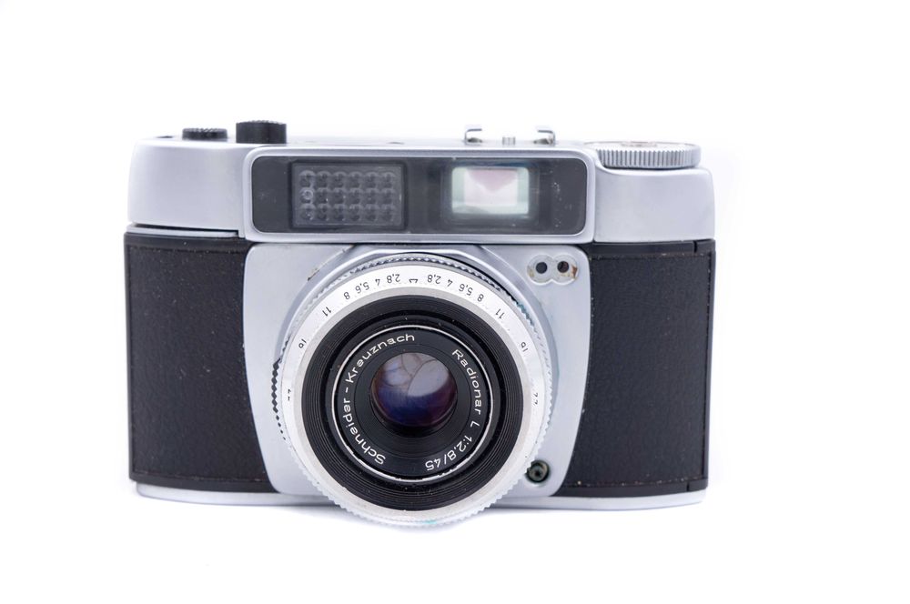 Aparat foto film cu obiectiv Schneider Kreuznach 45mm 2.8