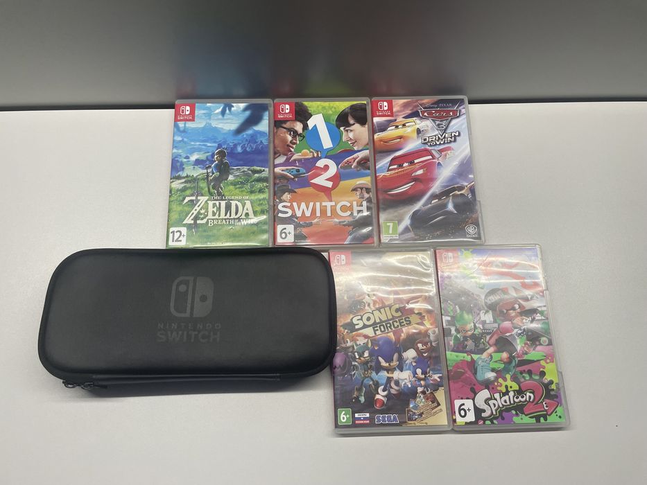 Игры на Nintendo Switch+чехол