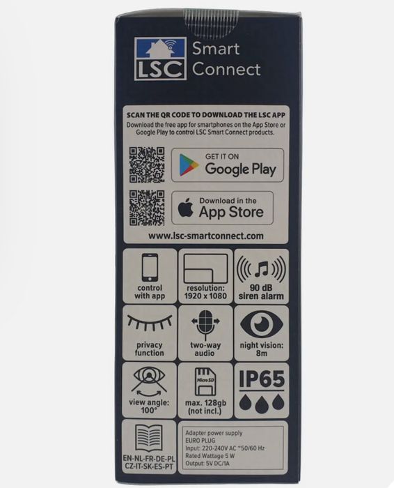 LSC Smart Connect- Outdoor WLAN IP Camera