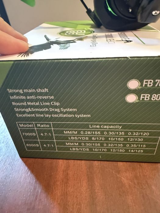 Mulineta Feeder FB ULTIMATE 8000 9+1 Rulmenti NEW 2024