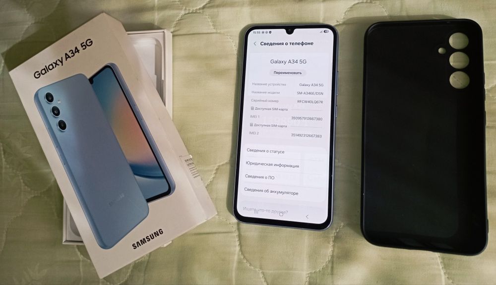 Samsung A34 5G 6/128gb + NFC